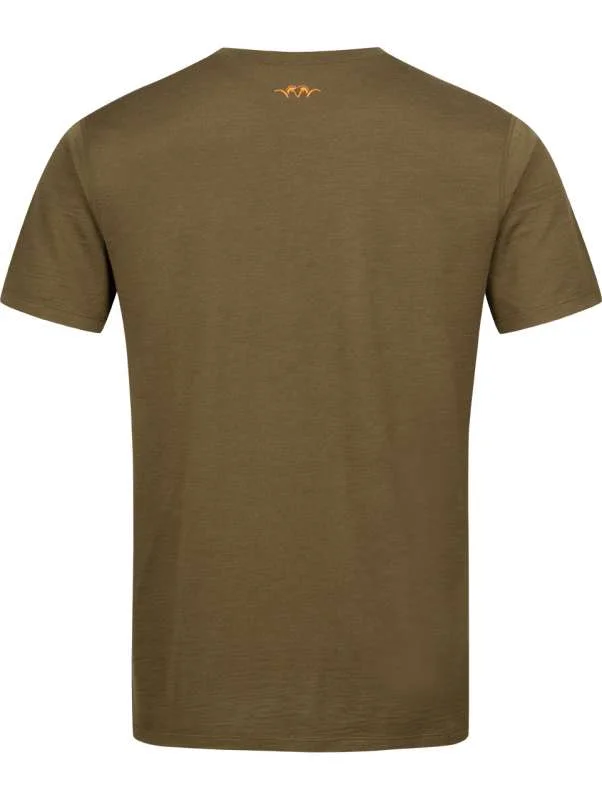 Blaser Merino Base 160 T-Shirt dunkel oliv