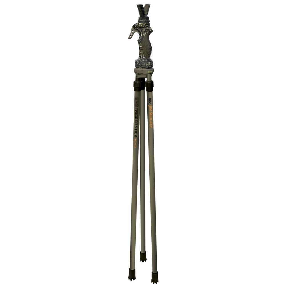 Der Zielstock Trigger Stick 3 ist in der Höhe von 61-157 cm per Knopfdruck verstellbar.