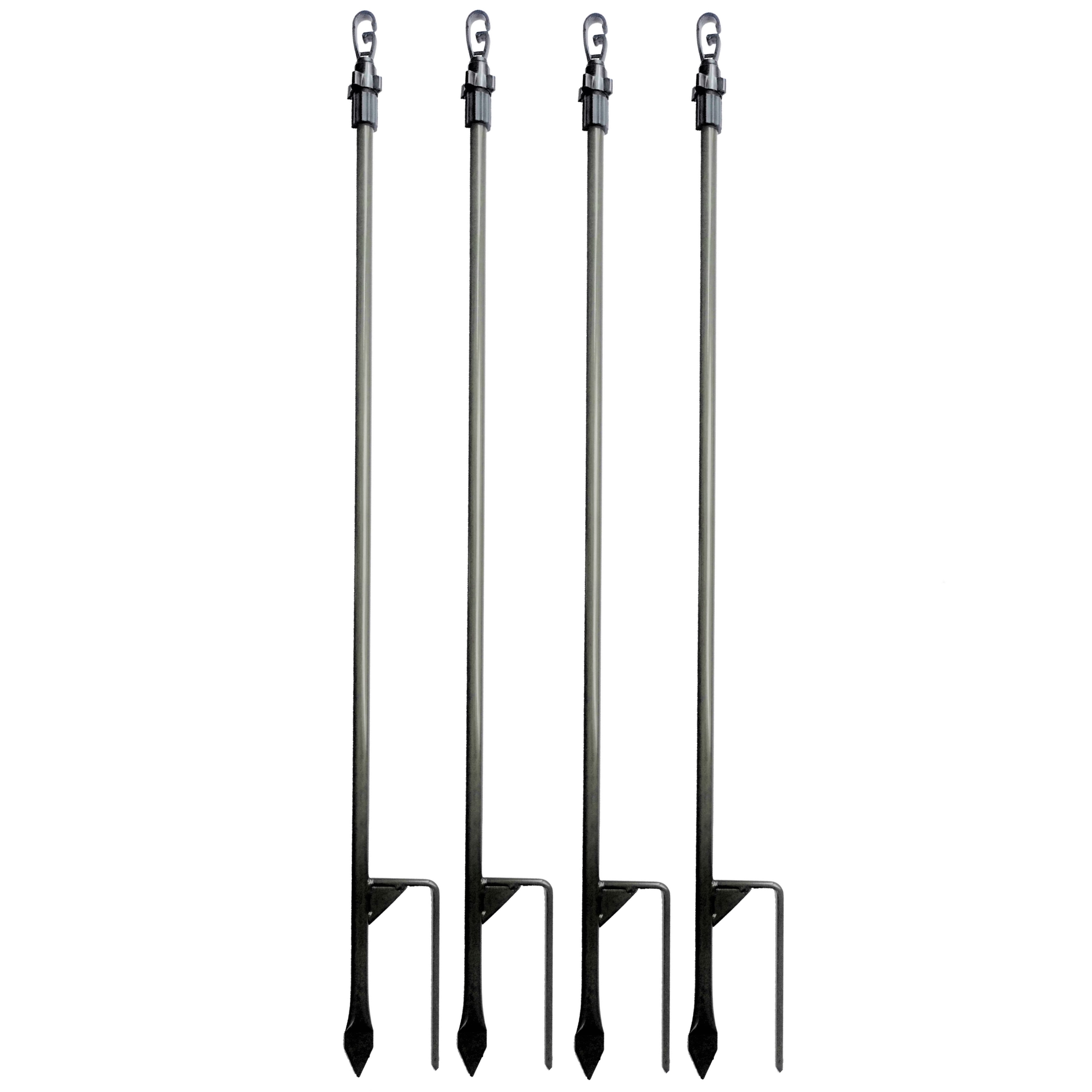 PRO ATTRACT Teleskopstangen Set Steel Poles