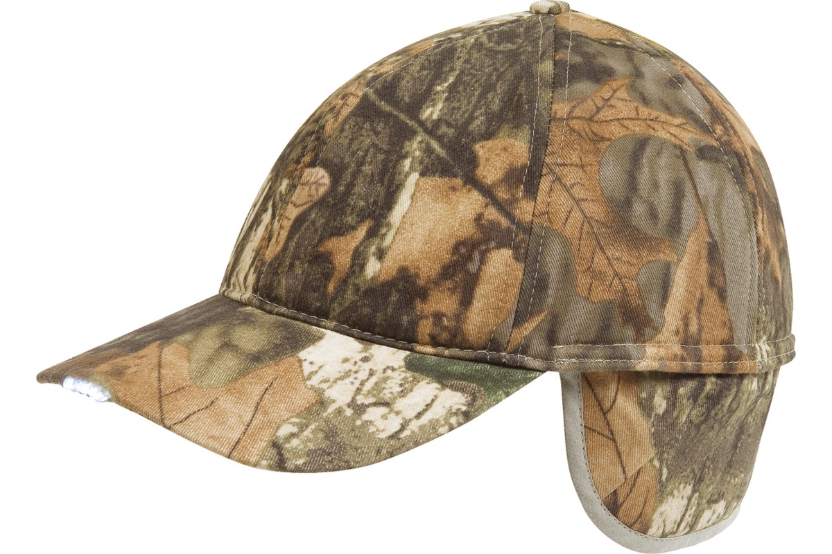Tarnkappe Camouflage Cap mit LEDs