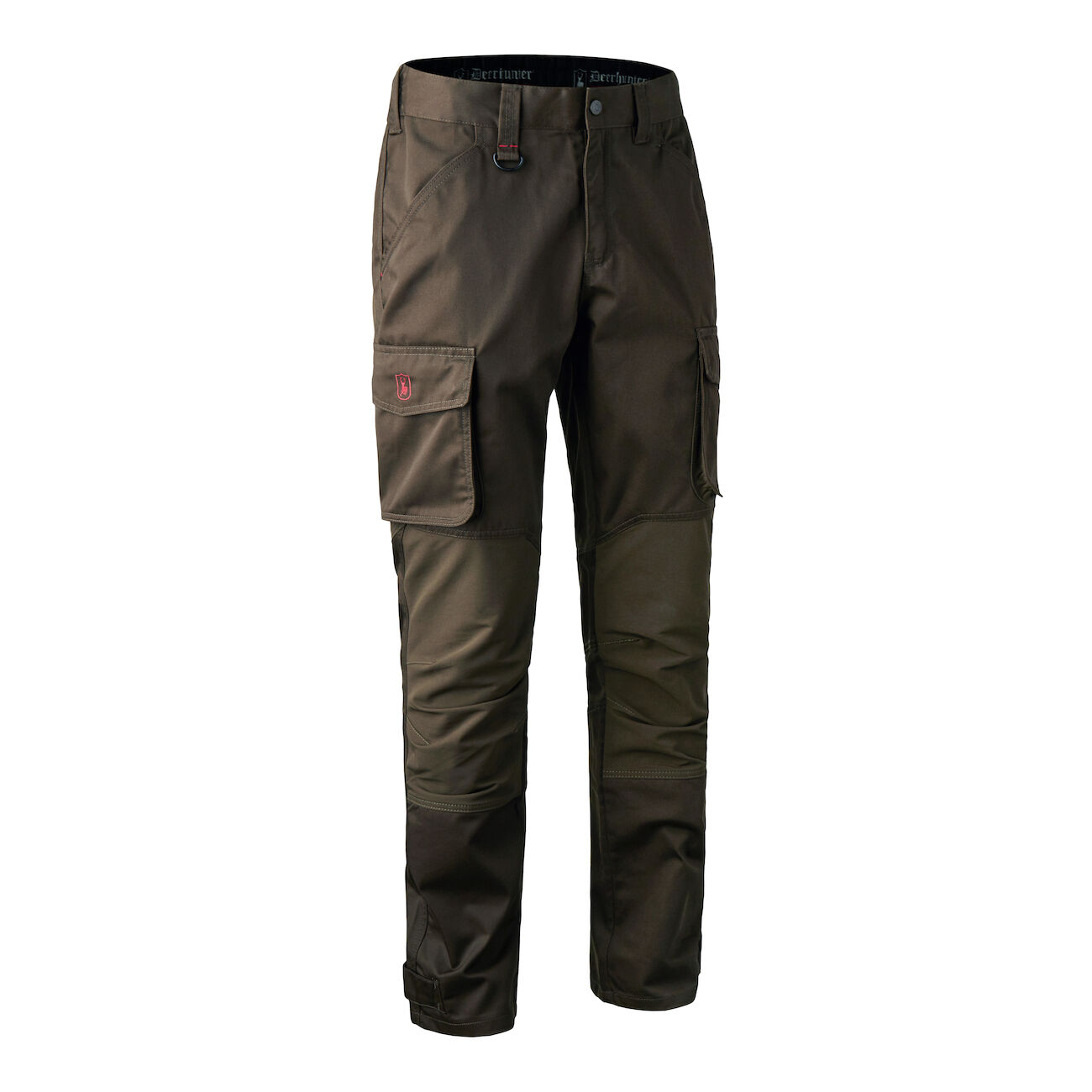 Deerhunter Jagdhose Rogaland Stretch Braun mit Schenkeltasche