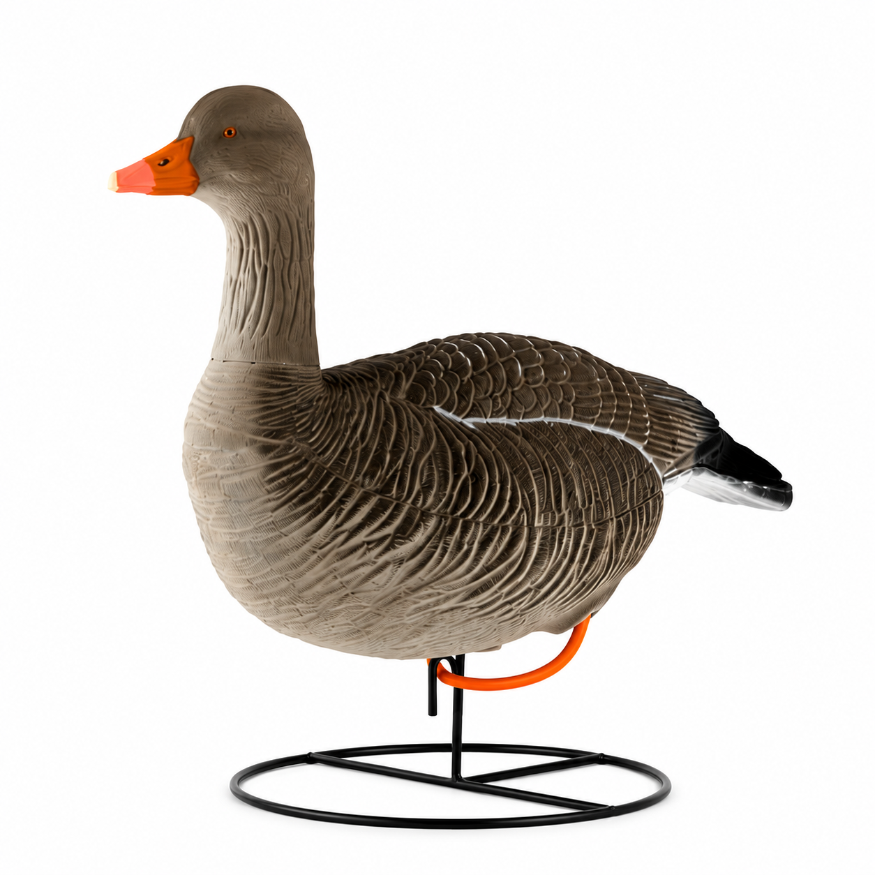 Graugans XL Vollkörper beflockt