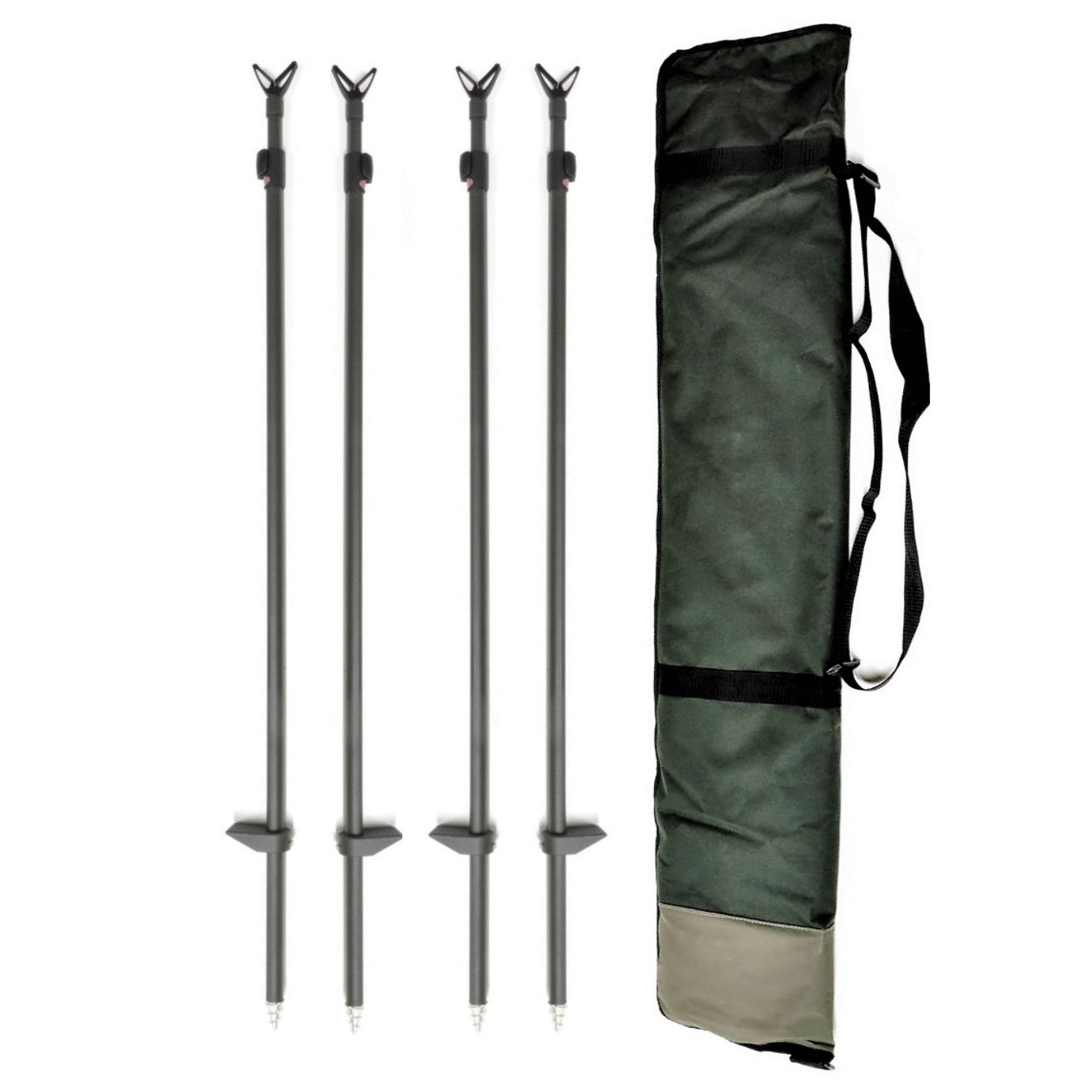 PRO ATTRACT Teleskopstangen Set Premium Hide Poles