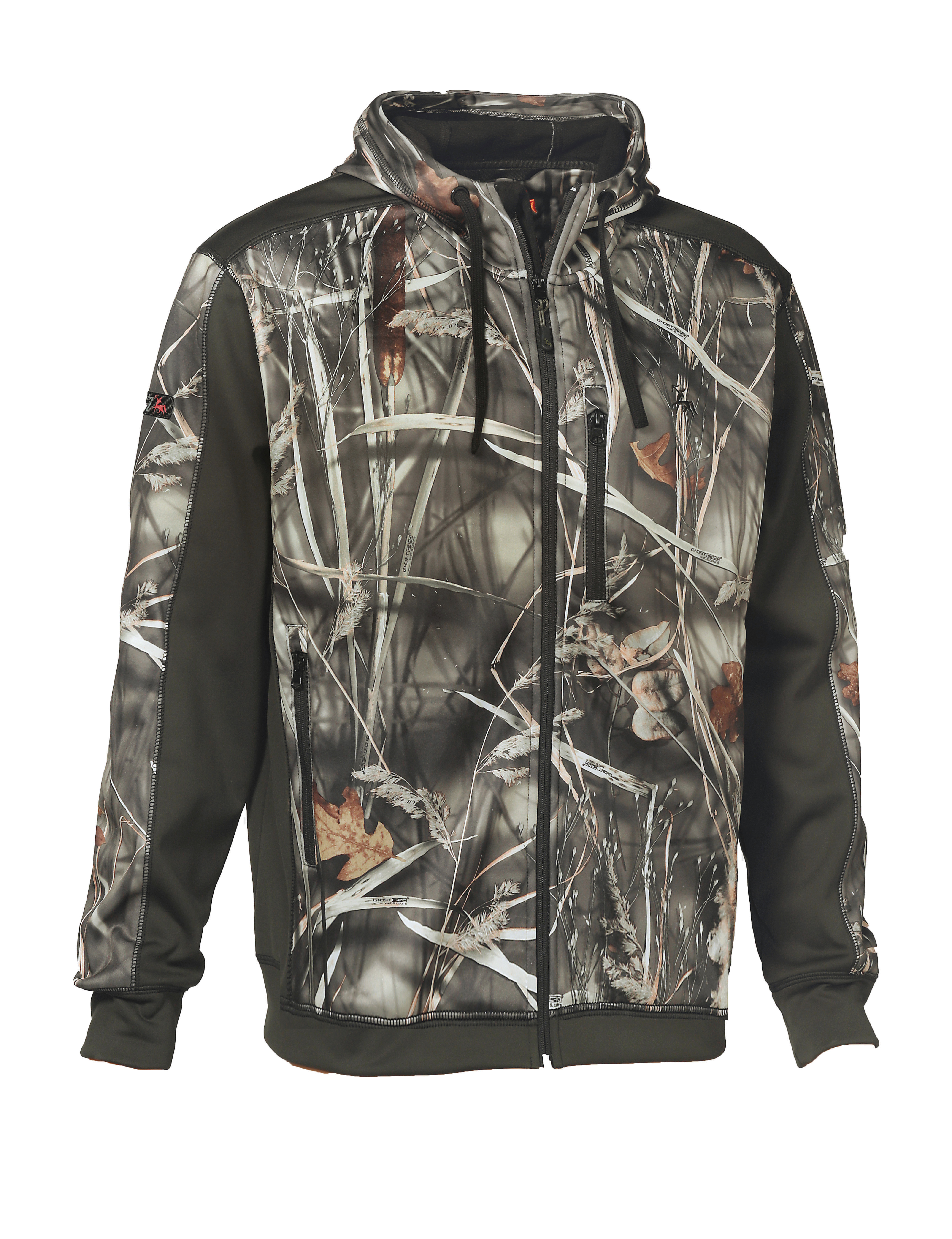 Kaputzenjacke Ligne Verney-Carron Blouson WOLF Zipper Camo Wet / Khaki by OVIS