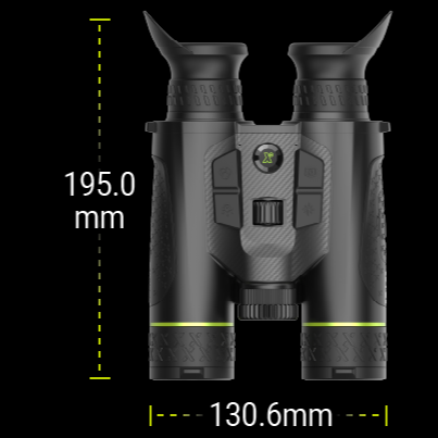 PIXFRA Draco D635-4K LRF 4-in-1 Nachtsicht- & Wärmebild-Fernglas 